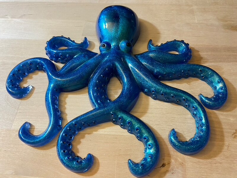 Octopus Resin Art